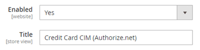 Authorize.net CIM