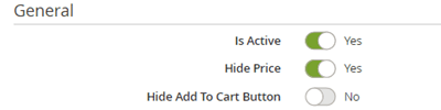 Hide Price or Add to Cart Button