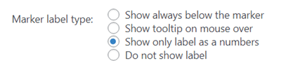 Show Markers As Numbers