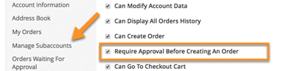 Order Approval