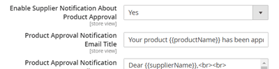 Supplier Notifications