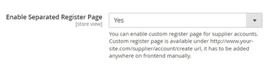 Supplier Registration